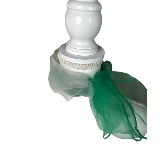 Ombre Green‎ Sheer Scarf - Picture 1 of 3